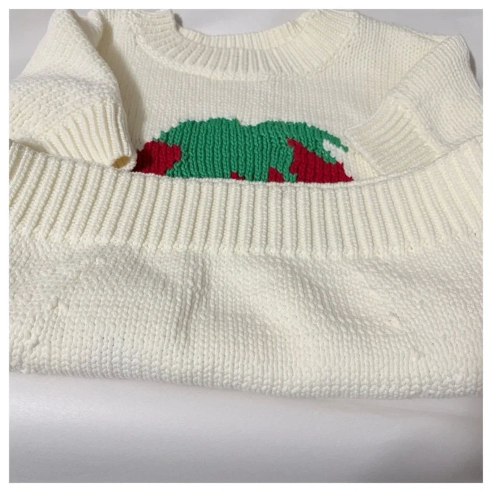NWT Anthropologie Maeve The Pippa Crew-Neck Strawberry Sweater Cap-Sleeve XL - Picture 11 of 14